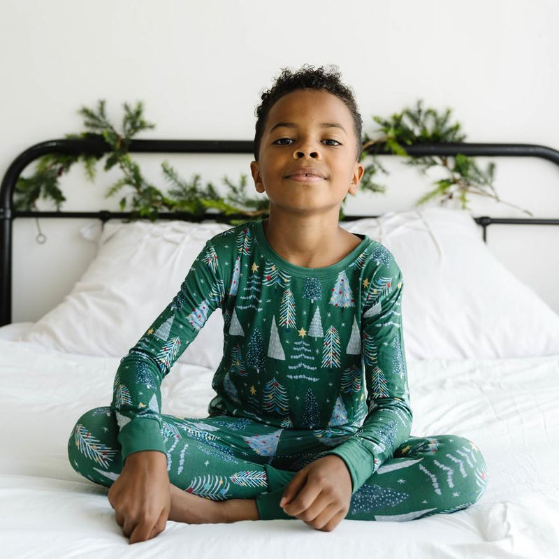 Festive Hemp Blend Family Pajamas: Cozy Memories Set