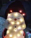 LED Christmas Snowman Scene Decoration