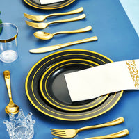 Foodie Chic Plastic Dinner Plate Set