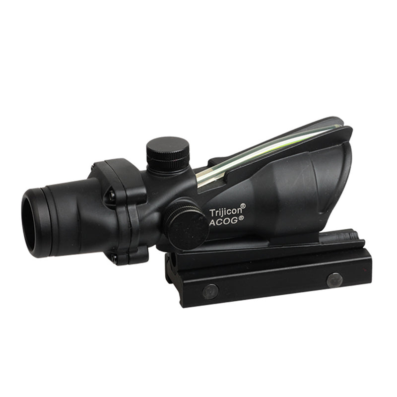 QuadLens 4x32: Battery-Free Fiber Optic ACOG & CR2032 Red Dot