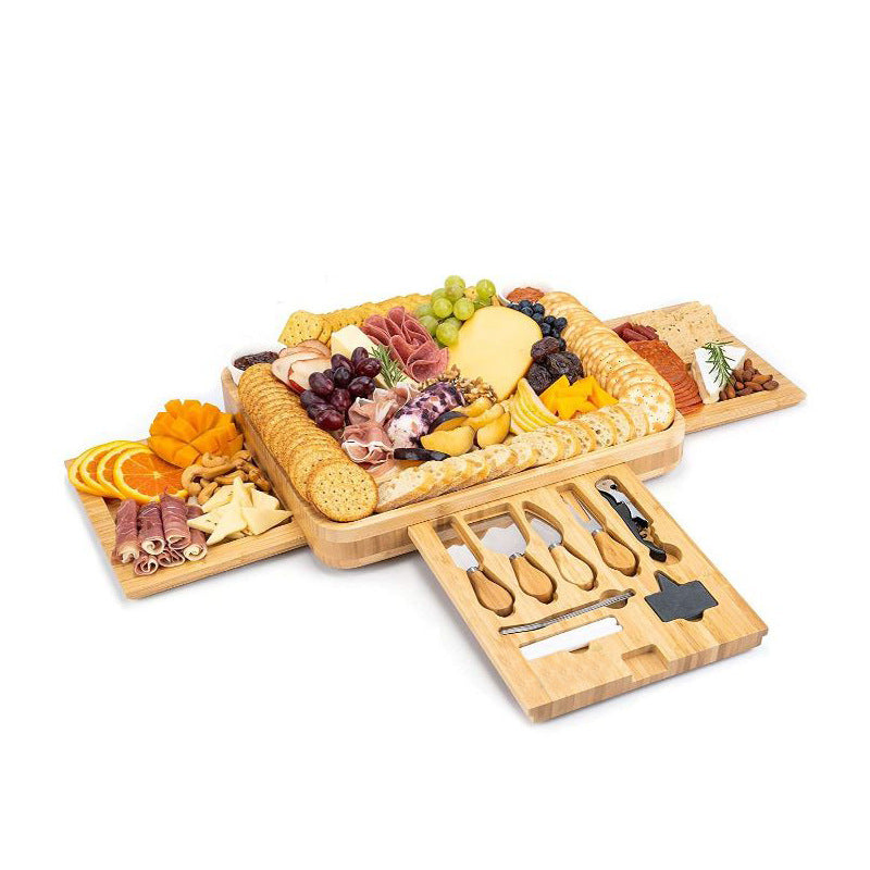 Bamboo Cheese Plate Set