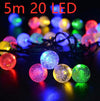 Solar Glow: Festive Outdoor Solar LED String Lights