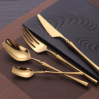 Golden Luxe Stainless Steel Cutlery Set