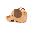 Elephant Wood Desk Organizer