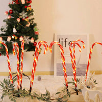 Candy Cane Solar Fairy Lights