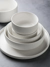 Nordic Black and White Plate Set