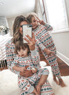 Festive Family Joy Pattern Pajamas