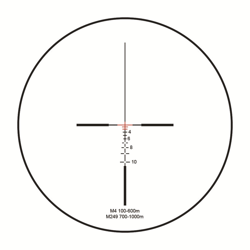 QuadLens 4x32: Battery-Free Fiber Optic ACOG & CR2032 Red Dot