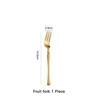 Golden Luxe Stainless Steel Cutlery Set