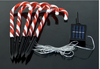 Candy Cane Solar Fairy Lights