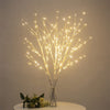 100 LED Warm White Christmas Birch Tree Lights