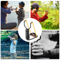 Compact Slingshot: Portable Power for Outdoor Fun!