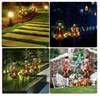 Festive Solar Snowman Ground Lights