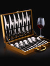 Stainless Steel Steak Knife & Fork Set