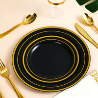 Foodie Chic Plastic Dinner Plate Set