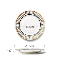 Nordic Gold Trim Tableware Set