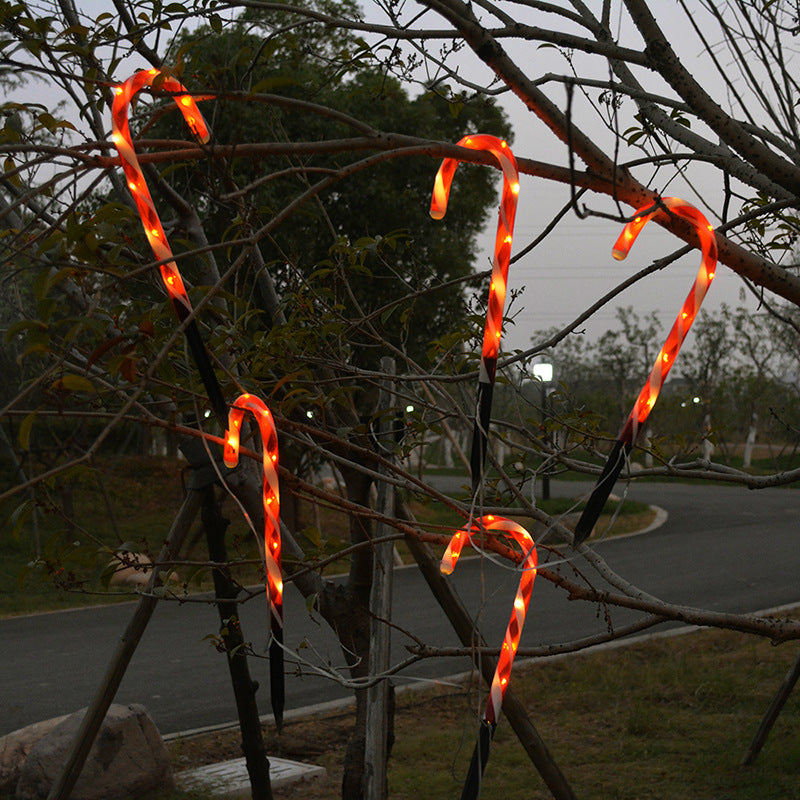 Candy Cane Solar Fairy Lights