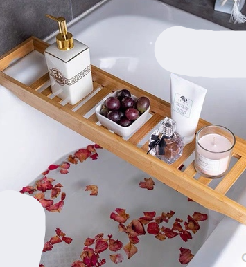 Bamboo Spa Bath Rack