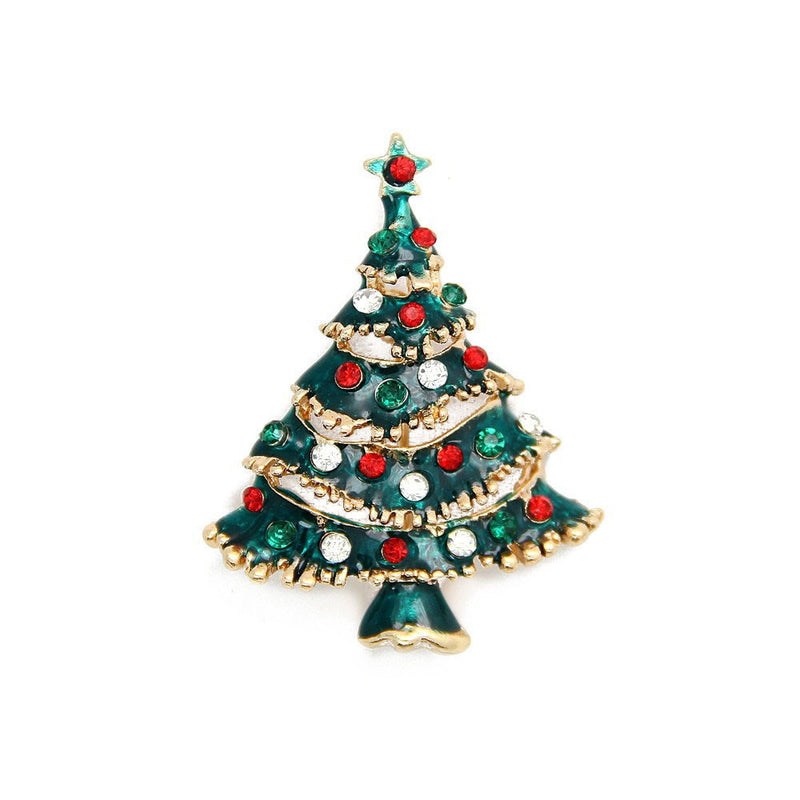 Festive Tree Brooch