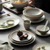 Japanese Ceramic Plate Set