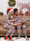 Festive Family Joy Pattern Pajamas