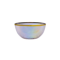 Rainbow Glass Plate Bowl Set