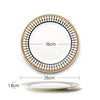 Nordic Gold Trim Tableware Set