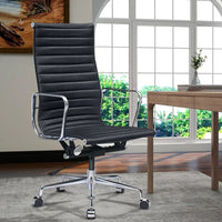 Leather Swivel Office Chair: Ultimate Comfort & Style