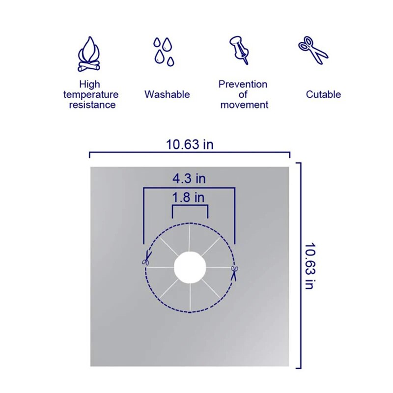 Heat-Resistant Stove Protection Pads