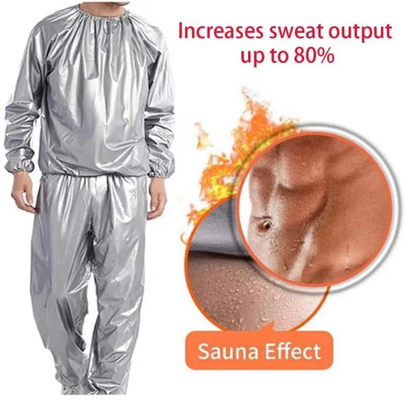 Sports Sweating Sauna Clothes Shaper Shirt  Fitness Weight Loss Fitness Workout Anti-rip Sport Suit