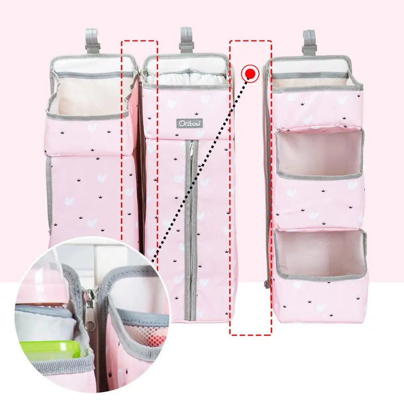 Baby Bed Hanging Storage Bags