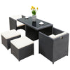 Rattan Outdoor Table & Chair Set