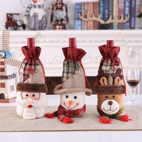 Santa Wine Bottle Cover: Festive Joy for Wine Bottles