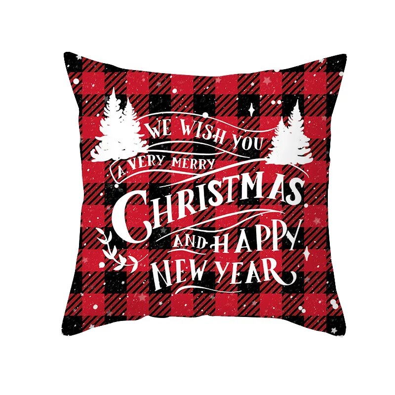 Festive Santa Elk Pillowcase