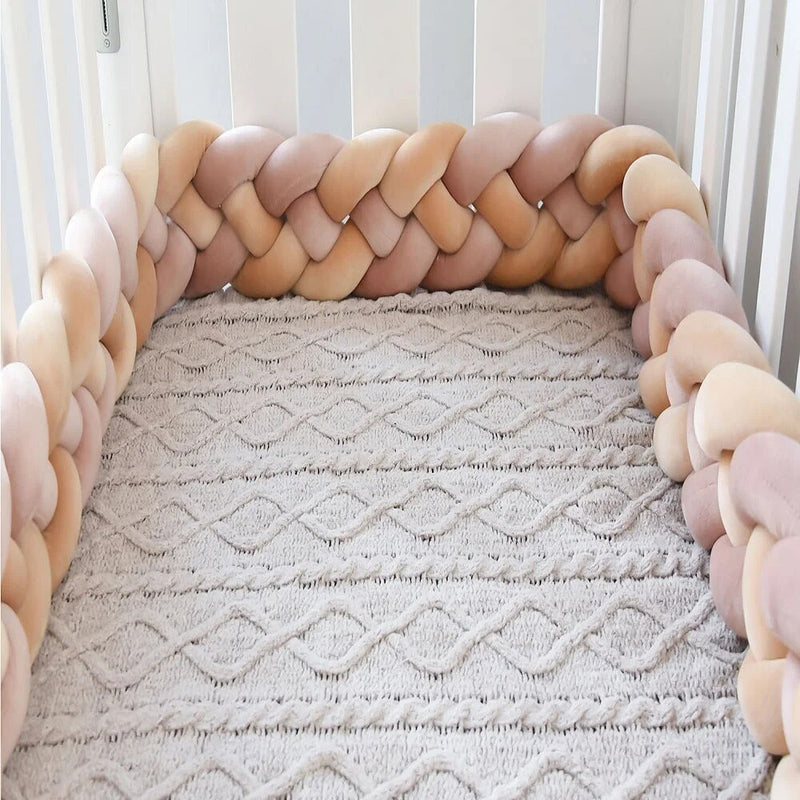 Braided Baby Bed Bumper: CozyKnot