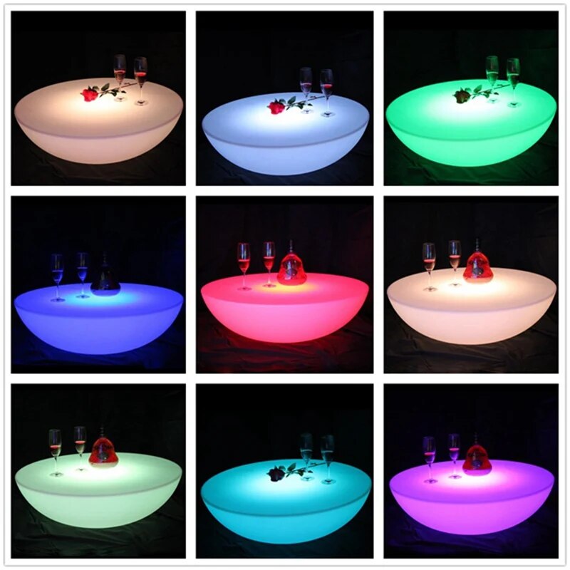 Rechargeable Color-Changing Coffee Table