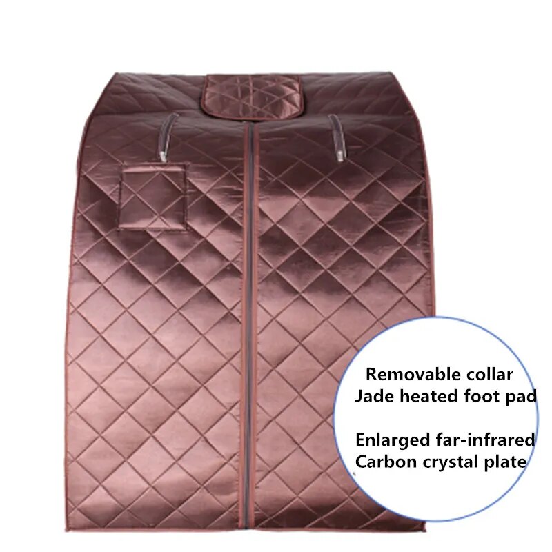 Portable Far Infrared Sauna Personal Folding Home Sauna Spa  Dry Portable Sauna Bath Carbon fiber plate heating Lose Weight