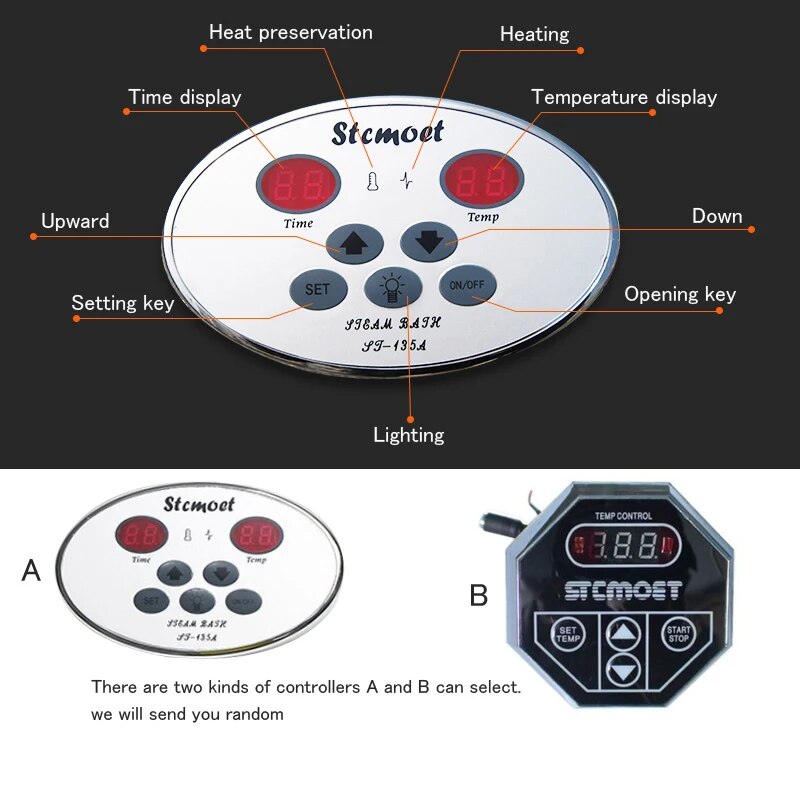 Steam Generator 220V/380V Home Steam Maker Machine Sauna Bath SPA Steam Shower Digital Controller Mist Making Machine