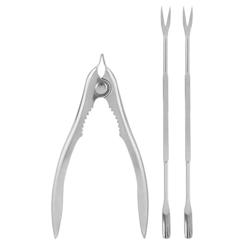 Seafood Tools Set: Crack, Fork, and Opener