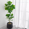 Tropical Banyan Tree: Large Artificial Ficus Branch with Real Touch Palm Leaves