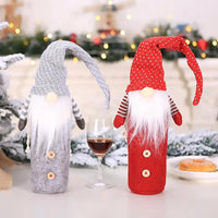 Santa Wine Bottle Cover: Festive Joy for Wine Bottles