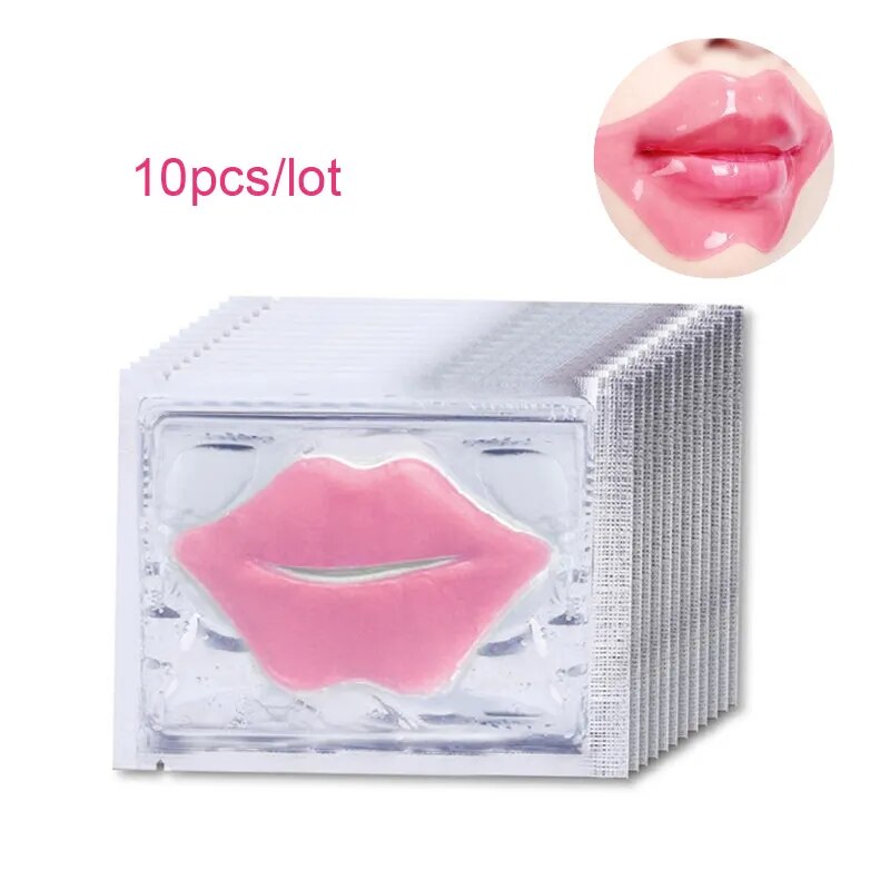 Crystal Collagen Lip Plumper Mask - 10pcs