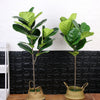 Tropical Banyan Tree: Large Artificial Ficus Branch with Real Touch Palm Leaves