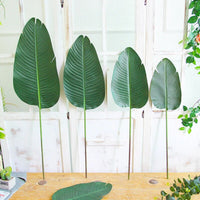 Tropical Foliage Trio: Large Artificial Palm Branches