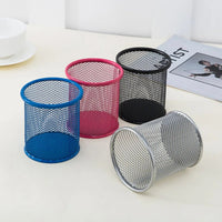 Mesh Metal Desk Pen Holder