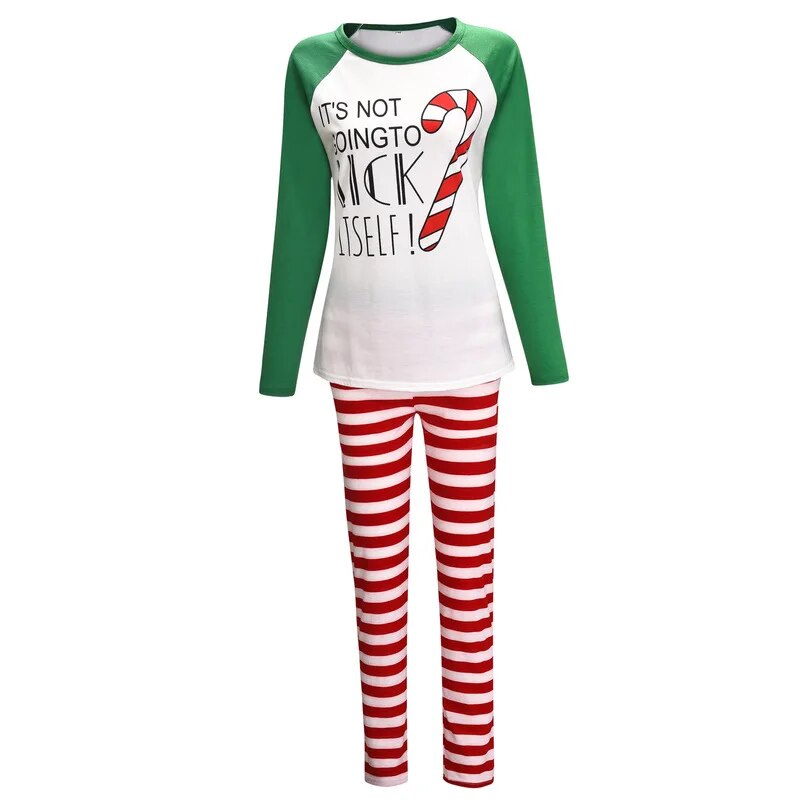 Christmas Family Matching Candy Cane Pajama Set