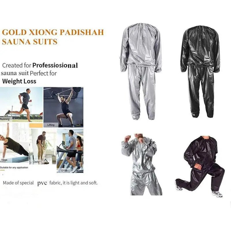 Sports Sweating Sauna Clothes Shaper Shirt  Fitness Weight Loss Fitness Workout Anti-rip Sport Suit