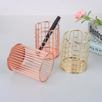 Rose Gold Desk Pen Holder