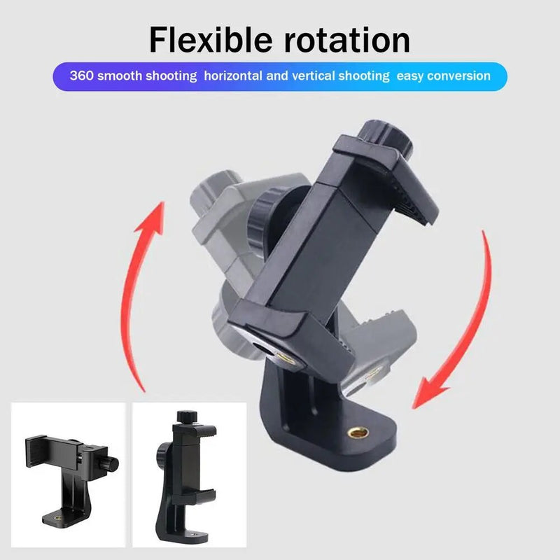 360Â° Rotatable Tripod Mount Adapter for Smartphones