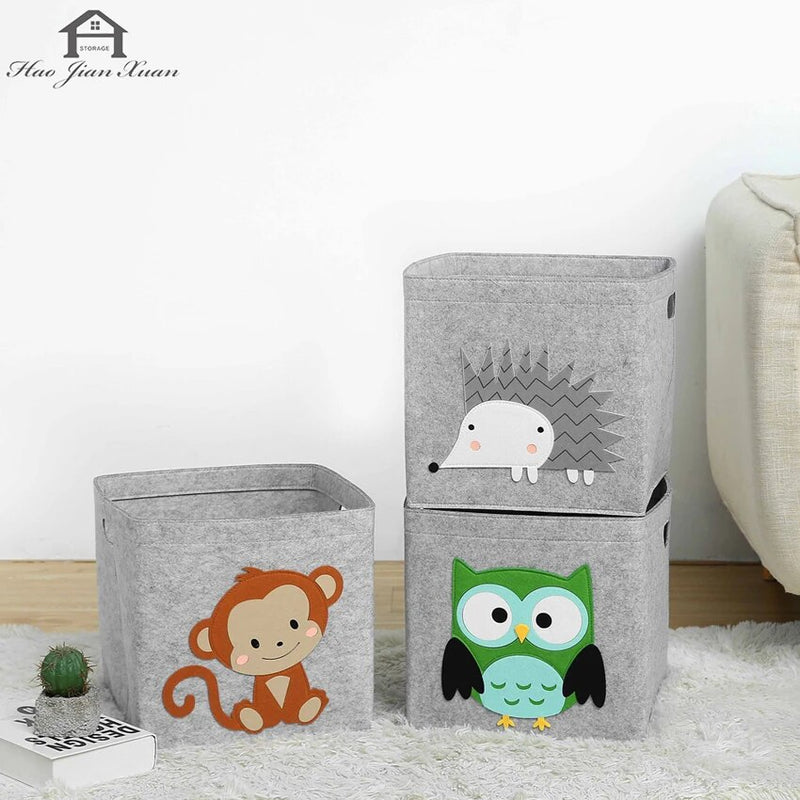 Animal-Felt Toy Organizer